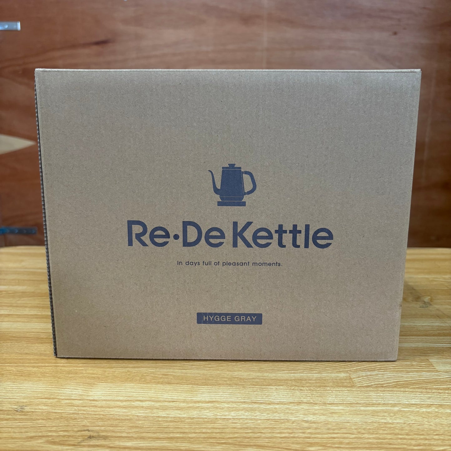 電気ケトル　A-Stage エーステージ　Re・De Kettle  ヒュッゲグレー
