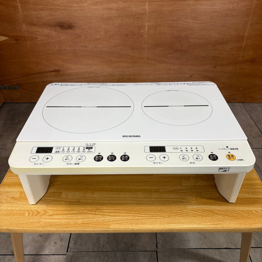 IHコンロ　2口　IRIS OHYAMA アイリスオーヤマ　2020年製