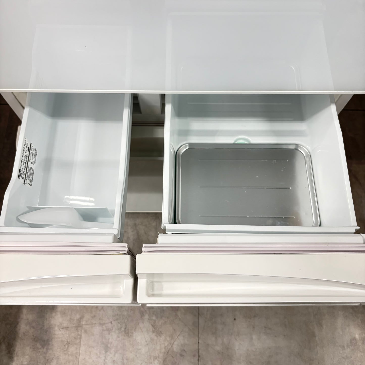 冷蔵庫　5ドア　TOSHIBA 東芝　ガラストップドア　2018年製　411L