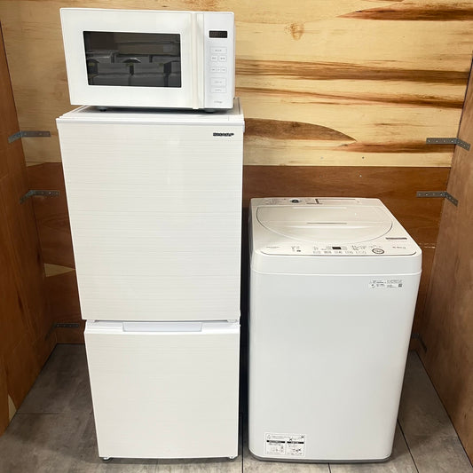 家電3点セット　冷蔵庫　洗濯機　電子レンジ