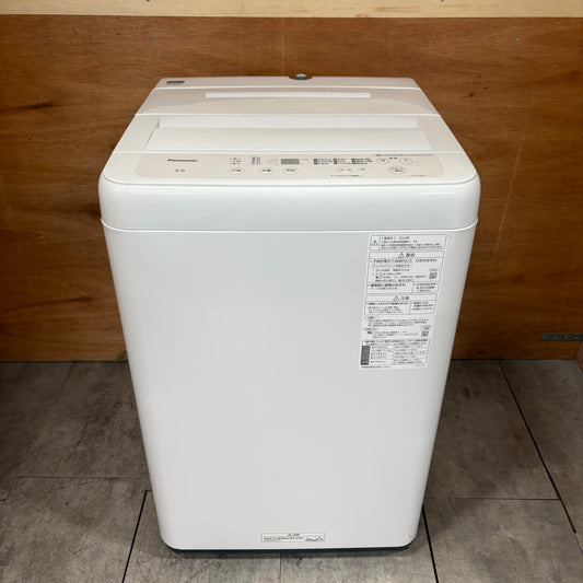 【美品】縦型洗濯機　Panasonic パナソニック　2024年製　5.0kg