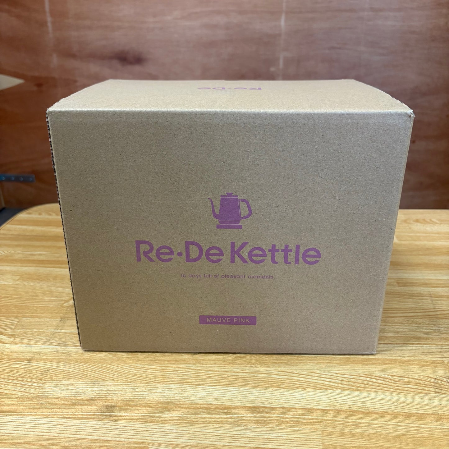 電気ケトル　A-Stage エーステージ　Re・De Kettle  モーヴピンク