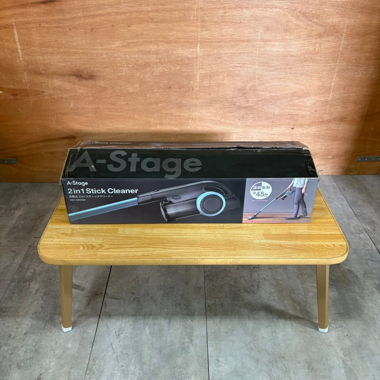 【極美品】掃除機　コードレスクリーナー　A-Stage エーステージ　ブルー