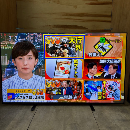 4K液晶テレビ　TOSHIBA 東芝　REGZA レグザ　2022年製　65インチ