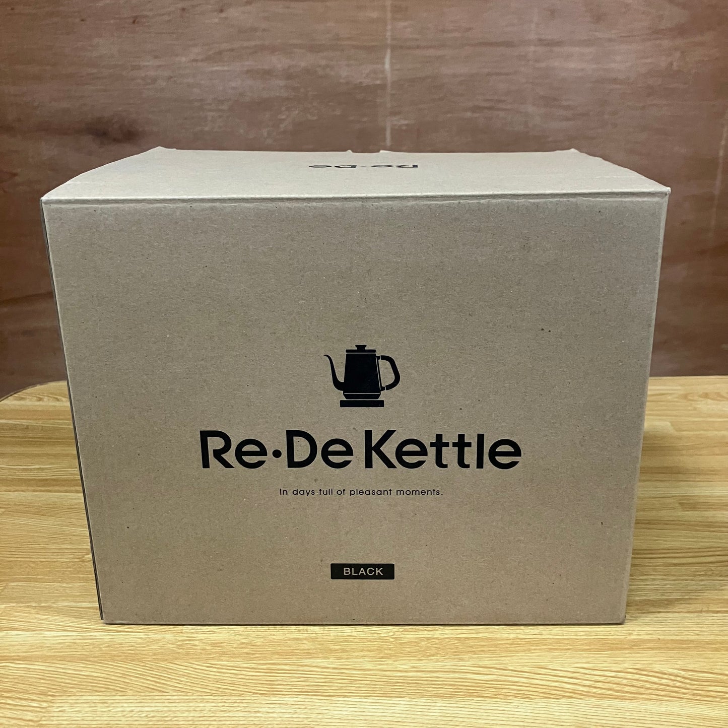 電気ケトル　A-Stage エーステージ　Re・De Kettle  ブラック
